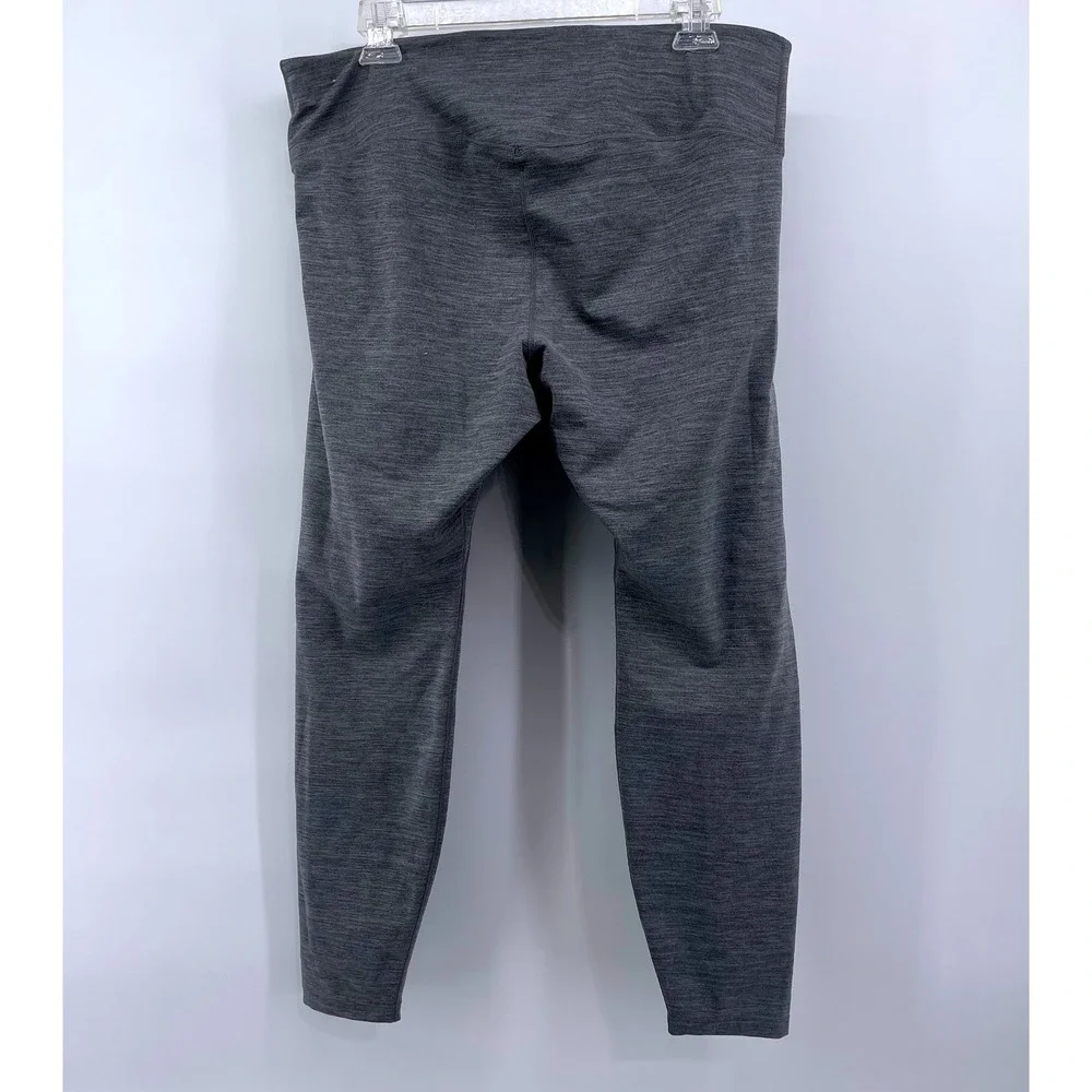 Nike One Dri FIT High Waisted 7/8 Leggings Womens 1X Plus Carbon Gray DD0345-068